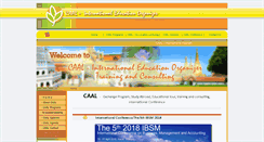 Desktop Screenshot of caal-inteduorg.com
